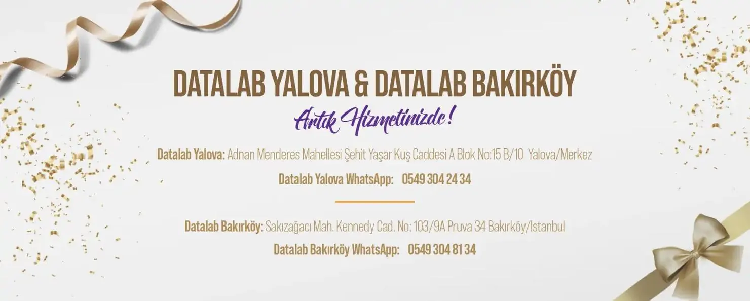 Datalab Yalova ve Datalab Bakırköy artık hizmetinizde
